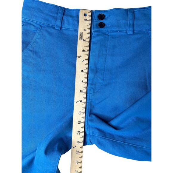Everlane Womens Cotton Organic Stretch Chino Pants Blue Cropped Casual Size 6 - Picture 6 of 14